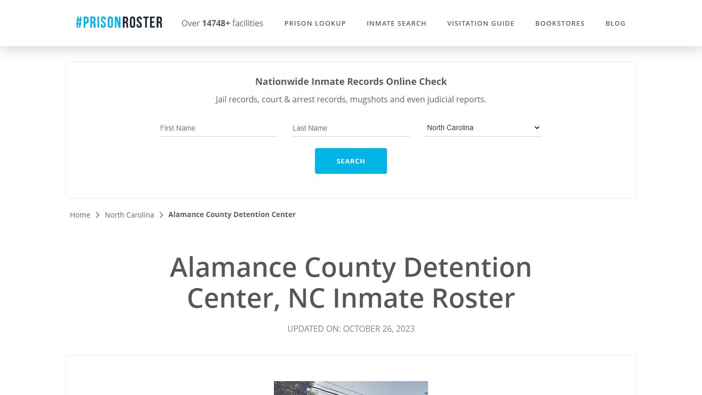 Alamance County Detention Center, NC Inmate Roster - Prisonroster